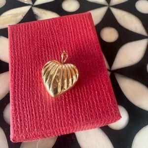 14k Gold Heart Pendant